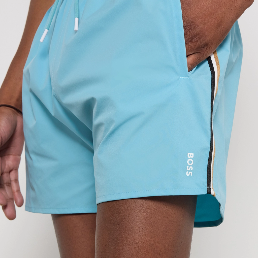 Hugo Boss Iconic Stretch-Shell Swimming Trunks - S
